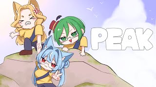 【 #peak 】お狐様たちと初登山！！