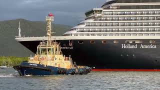 Holland America Line WESTERDAM Cruise Ship Gigantic, Cairns, Australia