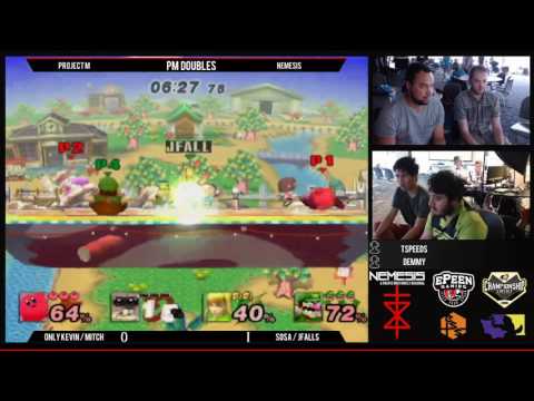 NEMESIS - Only Kevin/Mitch vs. Sosa/Jason Waterfalls - Project M Doubles