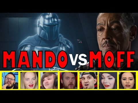 Reactions to Mando Threatening Moff Gideon The Mandalorian Season 2 Episode 15