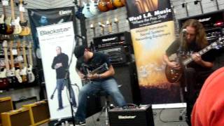 Devildriver (guitarists) Dead to rights at guitar clinic West LA.MPG