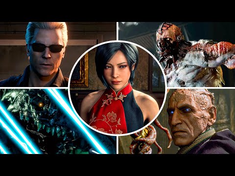 RE4 Remake: Separate Ways - All Bosses & Ending (4K 60FPS)