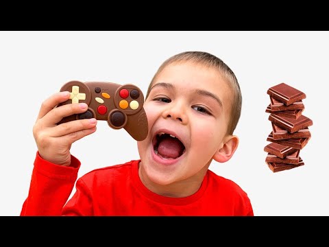 Dima y mami organizaron un desafío de chocolate