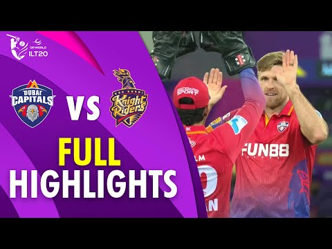 Full Highlights | Dubai Capitals vs Abu Dhabi Knight Riders | Match 7 | DP World ILT20 | M3Y1U