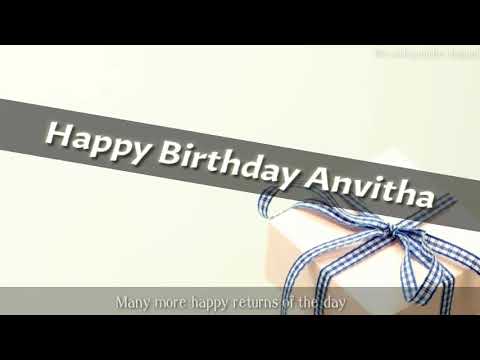Happy birthday Anvitha