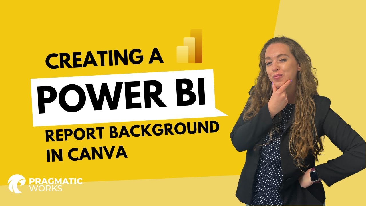 Creating a Power BI Report Background in Canva