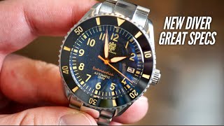 La Touraine Subnautica 200M Dive Watch Review - Under $300 Automatic Diver!