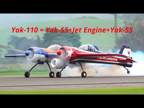 Monster Plane: Yak-110 Aerobatic Display - Two Radials and a Jet Engine