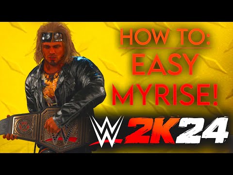 How To Make MYRISE EASY in WWE 2K24!