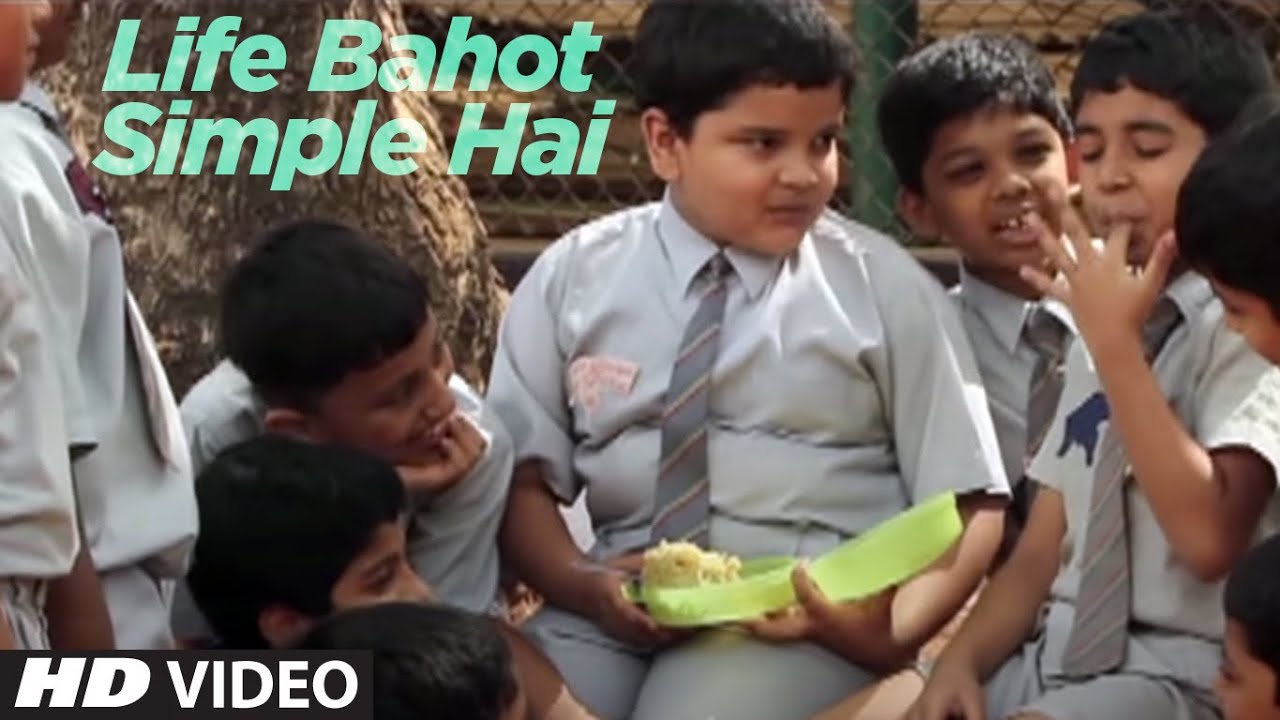 Life Bahot Simple Hai Lyrics  | Stanley Ka Dabba | Divya Dutta, Partho | Shaan | Hitesh Sonik