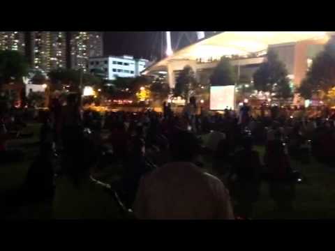 LionsXII celebrate their team's first goal
