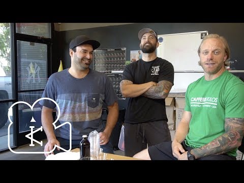 Sampling nitro infused PR blend cold brew coffee made by Brass Clover Coffee | Full interview