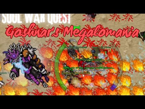 TIBIA GLOBAL EK 700 - SOULWAR QUEST SERVICE - GOSHNAR`S MEGALOMANIA
