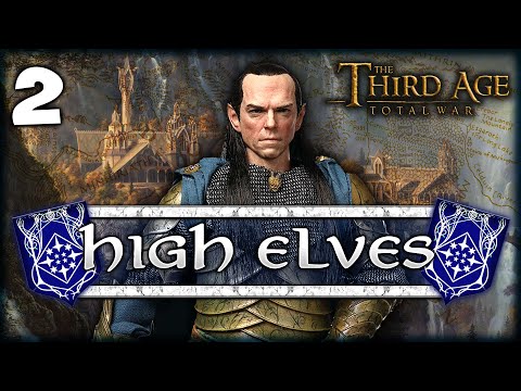 ELROND'S ELVEN FURY! Third Age Total War: Divide & Conquer 4.5 - High Elves Campaign #2