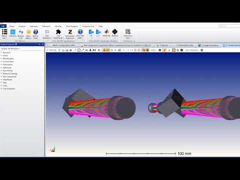Zemax API   Sequential Afocal BinocularSystem