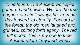 Ancient - Eerily Howling Winds Lyrics