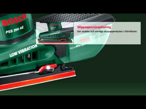 Planslip Bosch Power Tools PSS 250 AE