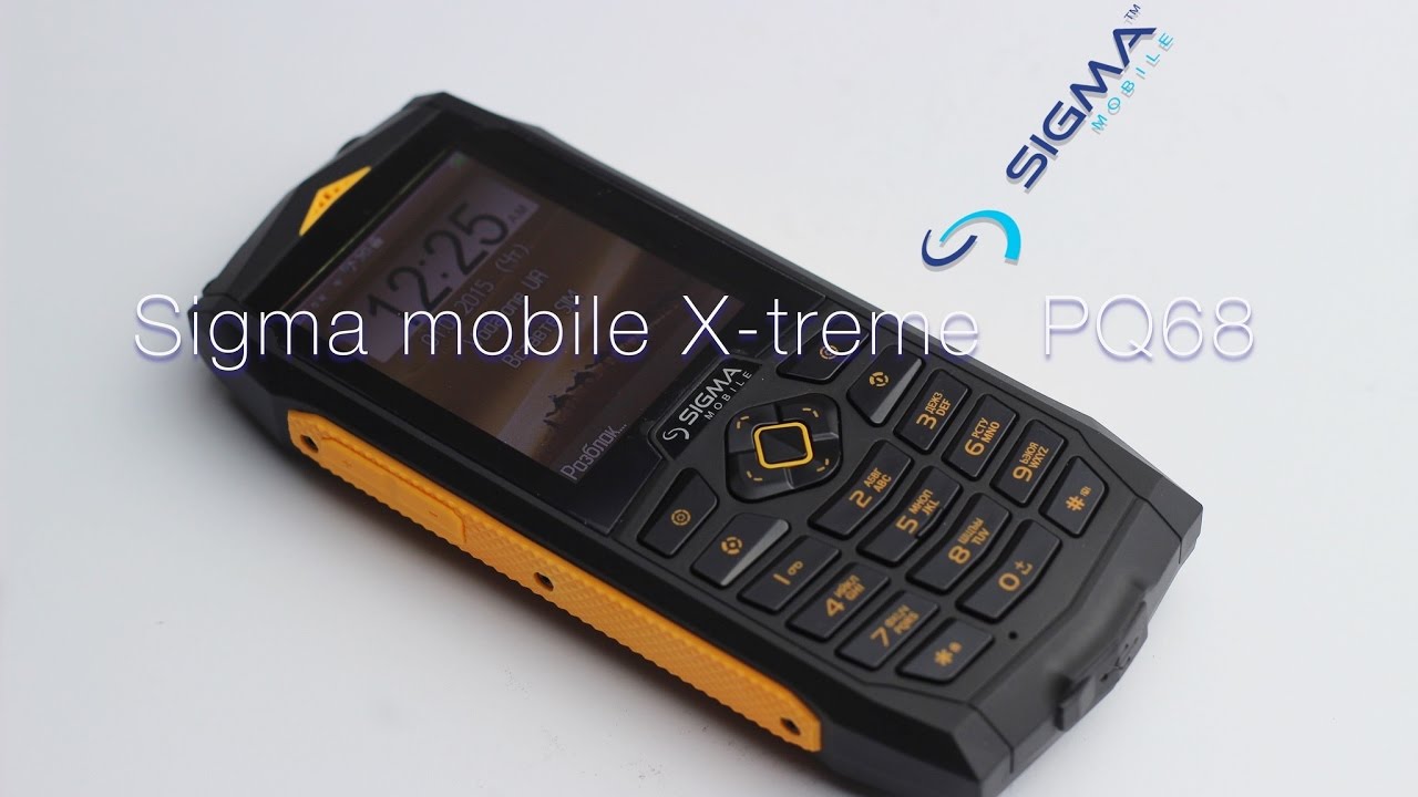 Sigma X-treme PQ68 Netphone (Black Yellow) video preview