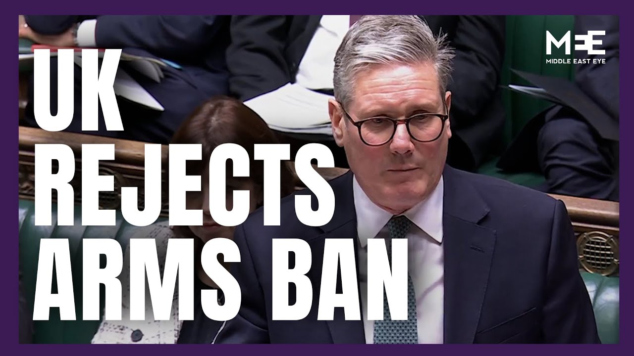 Starmer says ‘no’ to banning all arms sales to Israel