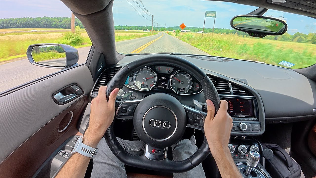 2014 Audi R8 - The 4.2L V8 is The Bargain Supercar for Daily Driving (POV Binaural Audio)