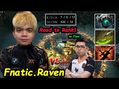 Fnatic Raven Juggernaut Road To TOP1 vs TNC.Tims Nyx Assassin Dota 2 pro gameplay