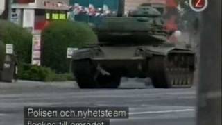 Worlds Wildest Police Videos - Crazy Tank Runaway