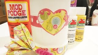 DIY Valentine's Mason Jar - Upcycle Crafts