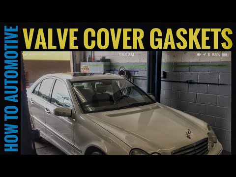 How to Replace Valve Cover Gaskets on a 2005 Mercedes C240