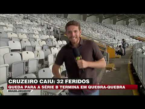 Rebaixamento do Cruzeiro é marcado por pancadaria e vandalismo