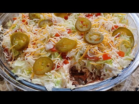 ESTE DIP DE 7 CAPAS LO LLEVO A TODAS LAS FIESTAS Y A TODOS LES ENCANTA. SUPER CREMOSO Y RIQUIIISIMO!