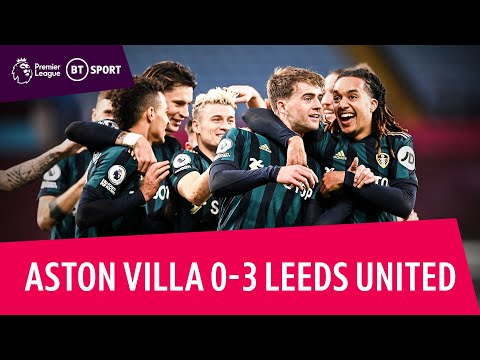 Aston Villa v Leeds (0-3) | Patrick Bamford hits magical hat-trick | Premier League highlights