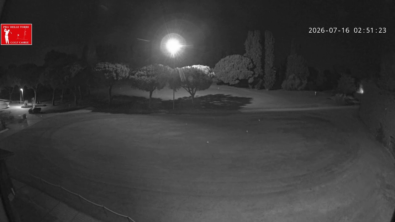 Live webcam view of Golf Pra' delle Torri