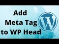 How to Add Meta Tags to WordPress Head
