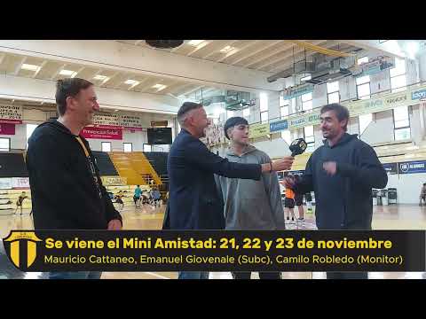 Se viene el Mini Amistad 21, 22 y 23 de noviembre