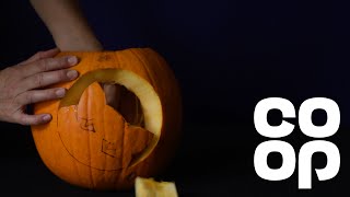 Co-op Food | How to Carve a Pumpkin Using Stencils