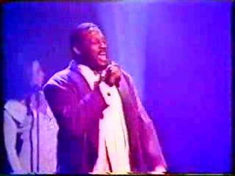 Alexander O'Neal performs "In The Middle" on the TV show - Top Of The Pops