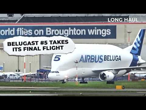 End of an Aviation Icon: BelugaST #5 Takes Off One Last Time
