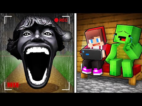 JJ and Mikey Got SCARY 67 KID on a Hidden Camera in Minecraft! - Maizen