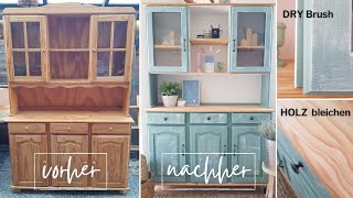 DIY - Möbel PERFEKT mit Kreidefarbe streichen | Möbel Makeover und Holz richtig bleichen