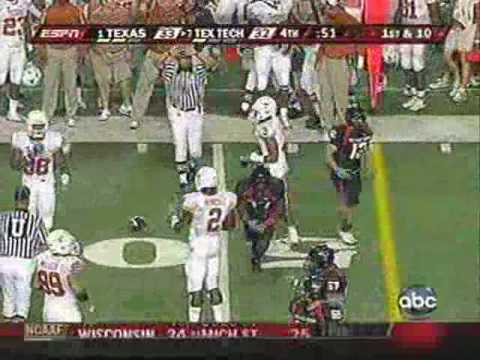Texas Tech vs. Texas 2008: Epic Play