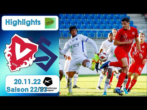 Highlights: FC Vaduz vs FC Lausanne - Sport (20.11.2022)