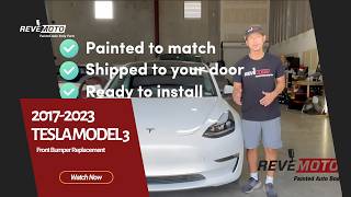How to Remove the Front Bumper on a 2017 2023 Tesla Model 3 Step by Step | ReveMoto