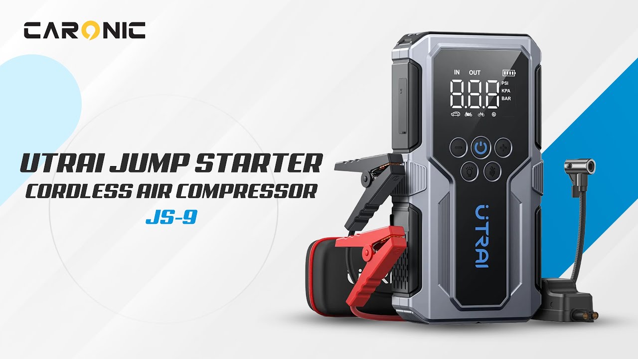 UTRAI JS-9 Jump Starter & Air Compressor – The Ultimate Car Essential! 🚗🔋
