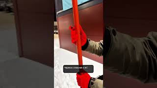 Plastic snow shovel 465x340mm with steel handle STARTUL MASTER