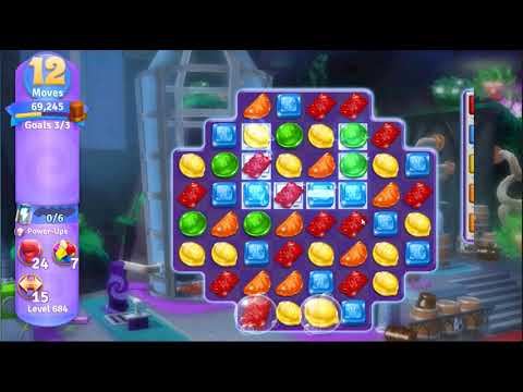Wonka's World of Candy Level 684 - NO BOOSTERS + FULL STORY 🍫 | SKILLGAMING ✔️