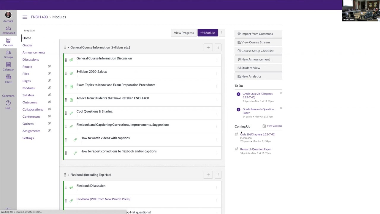 Using Canvas as a Classroom Response System