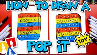 How To Draw A Pop It Toy