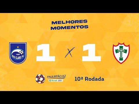 Melhores Momentos de Rio Claro 1 x 1 Portuguesa - Rodada 10 - Paulistão A2 Sicredi 2021