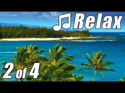HAWAIIAN MUSIC #2 HD OAHU BEACHES Relaxing slack key guitar Instrumental slow old Hawaii Songs Luau