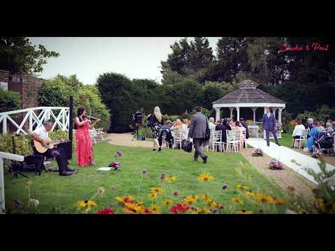 Wedding ceremony at Hartsfild Manor